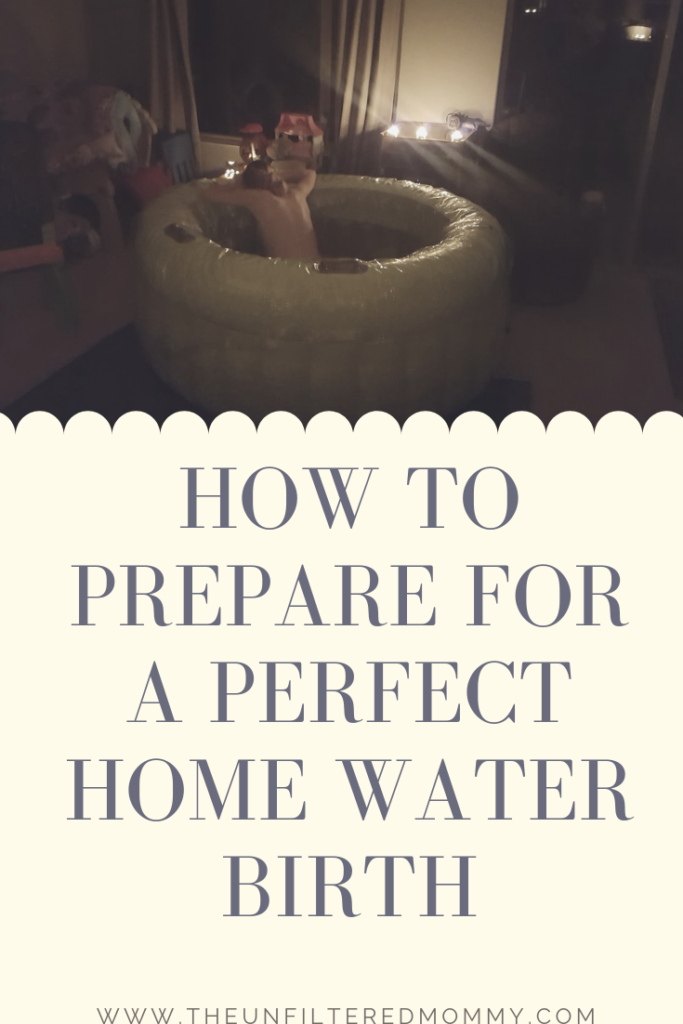 Home water birth